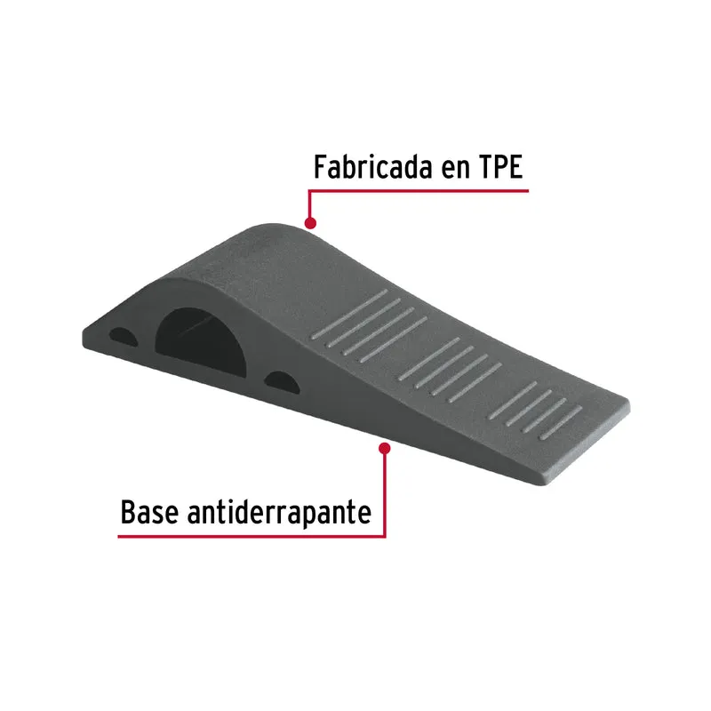 TOPE DE CAUCHO SINTÉTICO PARA PUERTA DE 12 CM, HERMEX