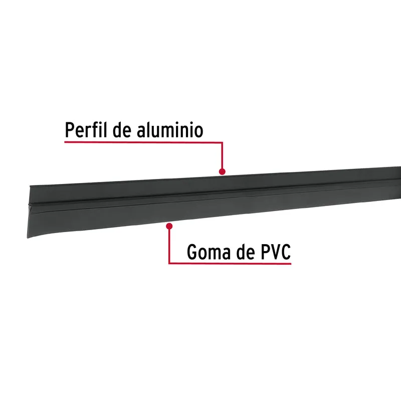 GUARDAPOLVO FIJO DE 100 CM, NEGRO, HERMEX