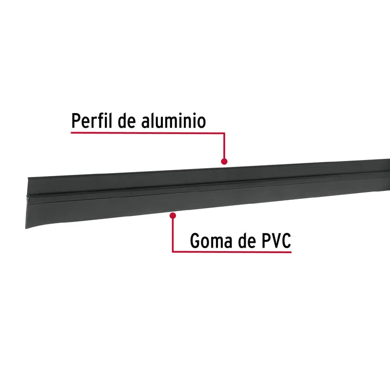 GUARDAPOLVO FIJO DE 120 CM, NEGRO, HERMEX