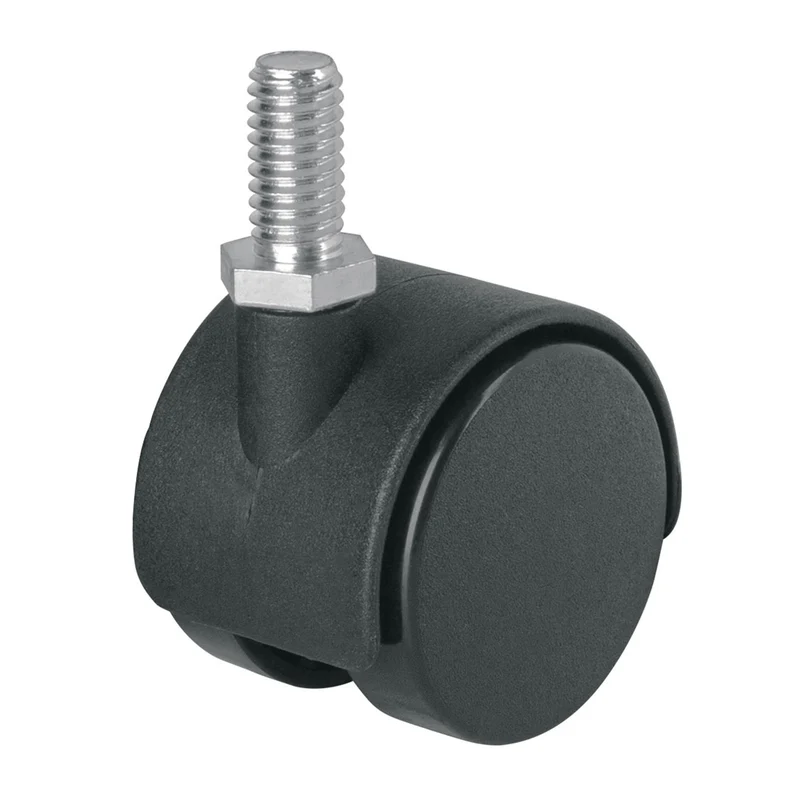 RODAJA TIPO YOYO DE 50 MM CON ESPIGA ROSCADA, FIERO