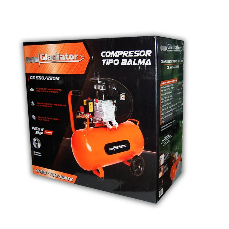 COMPRESOR GLADIATOR 50 LITROS