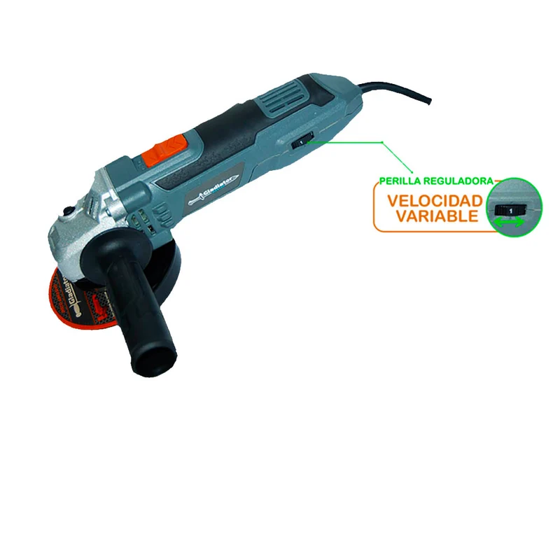 AMOLADORA ANGULAR MULTIFUNCIÓN GLADIATOR 115MM, 750W