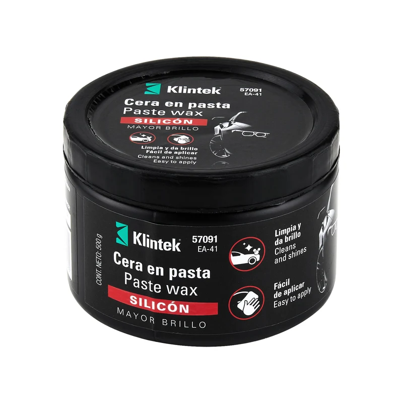 CERA EN PASTA DE SILICÓN PARA AUTO, 500 G, KLINTEK