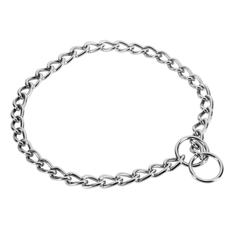 COLLAR DE ENTRENAMIENTO FIERO PARA PERRO, 55 CM, ESLABÓN 3.5 MM
