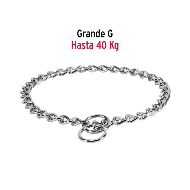 COLLAR DE ENTRENAMIENTO FIERO PARA PERRO, 55 CM, ESLABÓN 3.5 MM