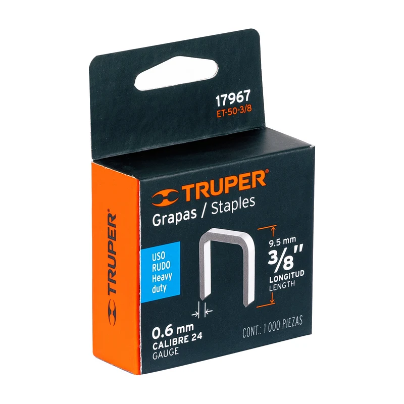 1000 GRAPAS 3/8" CORONA 10.7 MM PARA ET-50, TRUPER
