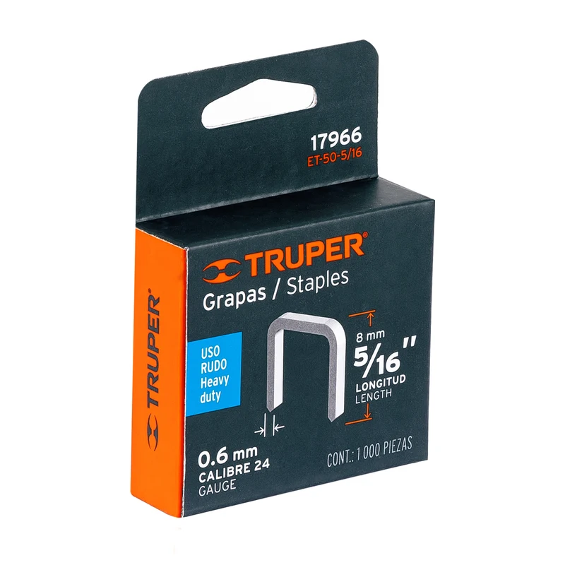 1000 GRAPAS 5/16" CORONA 10.7 MM PARA ET-50, TRUPER