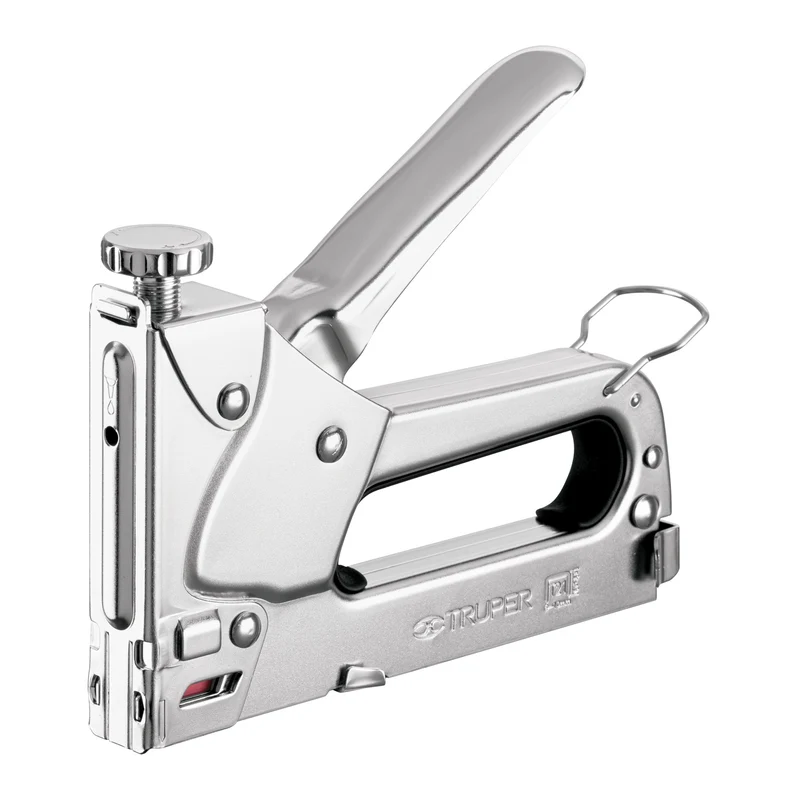 ENGRAPADORA TIPO PISTOLA TRUPER PARA ¼",5/16", 3/8", CON 200 GRAPAS
