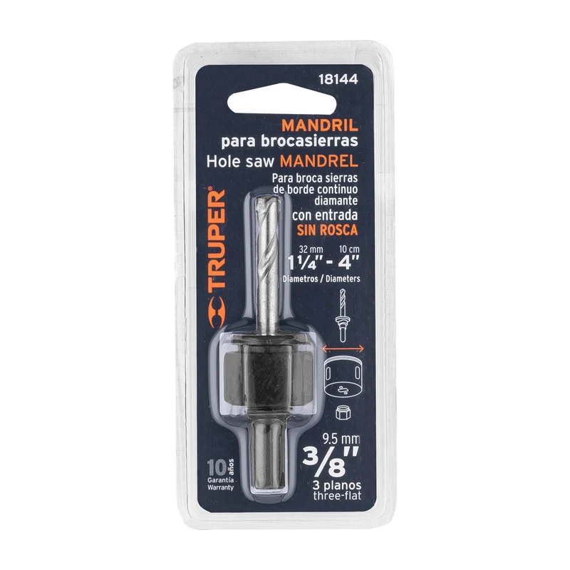 ADAPTADOR SIERRA COPA DIAMANTE SIN ROSCA 3/8"