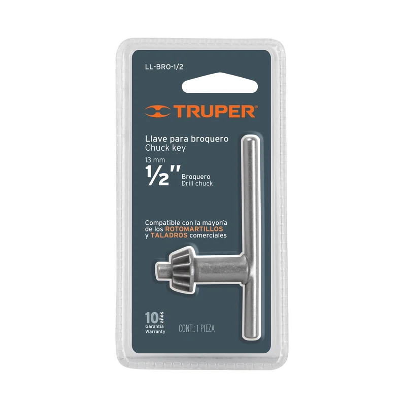 LLAVE PARA BROQUERO DE 1/2", TRUPER