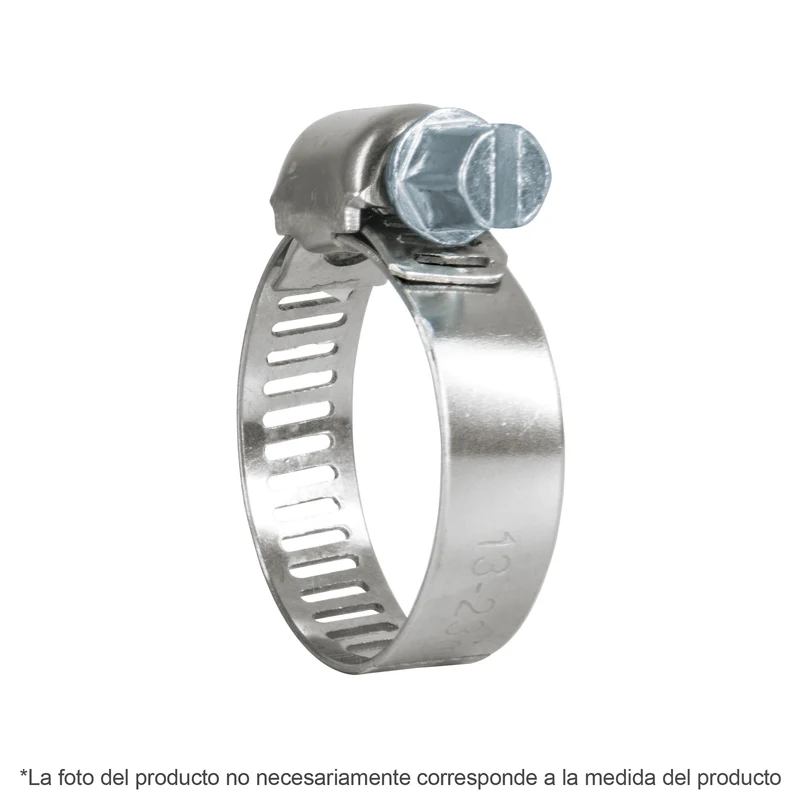 10 ABRAZADERAS MINI SIN FIN REFORZADAS #3, 1/4"-5/8"