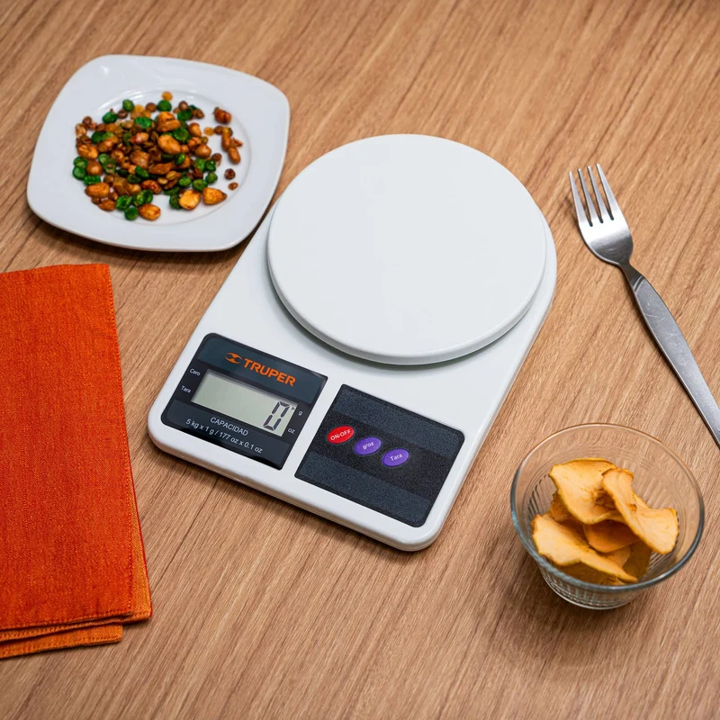 BÁSCULA DIGITAL PARA COCINA TRUPER, 5 KG