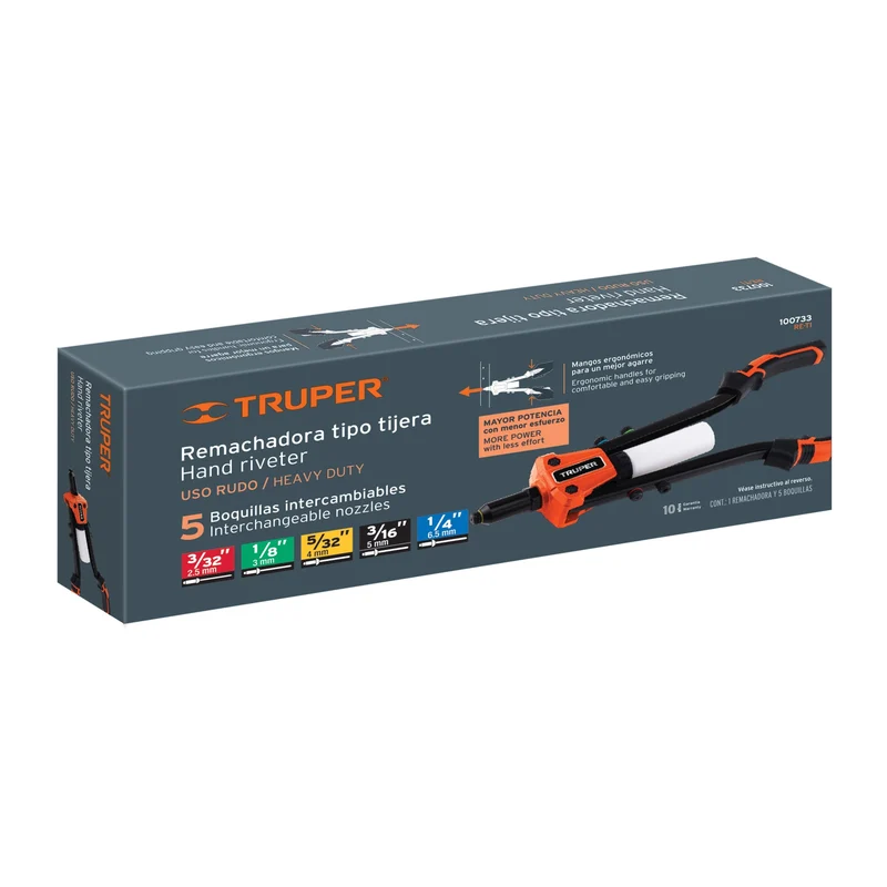 REMACHADORA DE USO RUDO TIPO TIJERA, 13", TRUPER