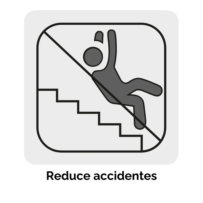 5M CINTA ANTIDERRAPANTE TRUPER, 25MM GRIS, PARA ÁREAS HÚMEDAS