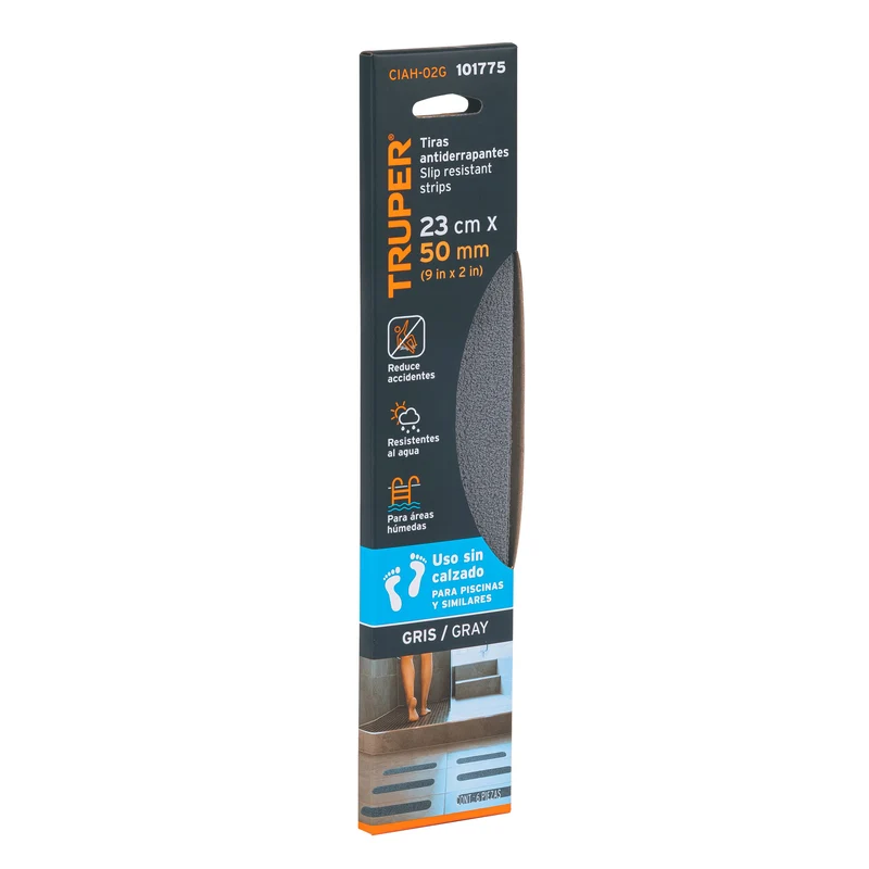 TARJETA 6 TIRAS 23CM ANTIDERRAPANTES, ÁREA HÚMEDA