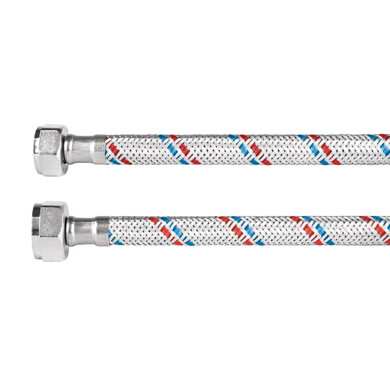 MANGUERA PARA WC, 1/2" X 7/8", 60 CM, FOSET