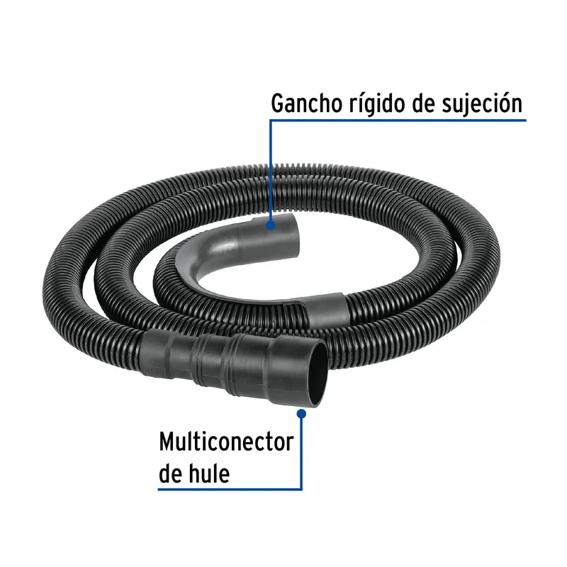 MANGUERA PARA DESAGÜE DE LAVADORA, 1.5M, FOSET