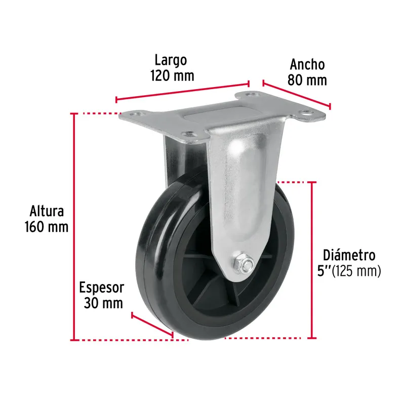 RODAJA DE REPUESTO PARA DIA-300P, PLACA FIJA, FIERO