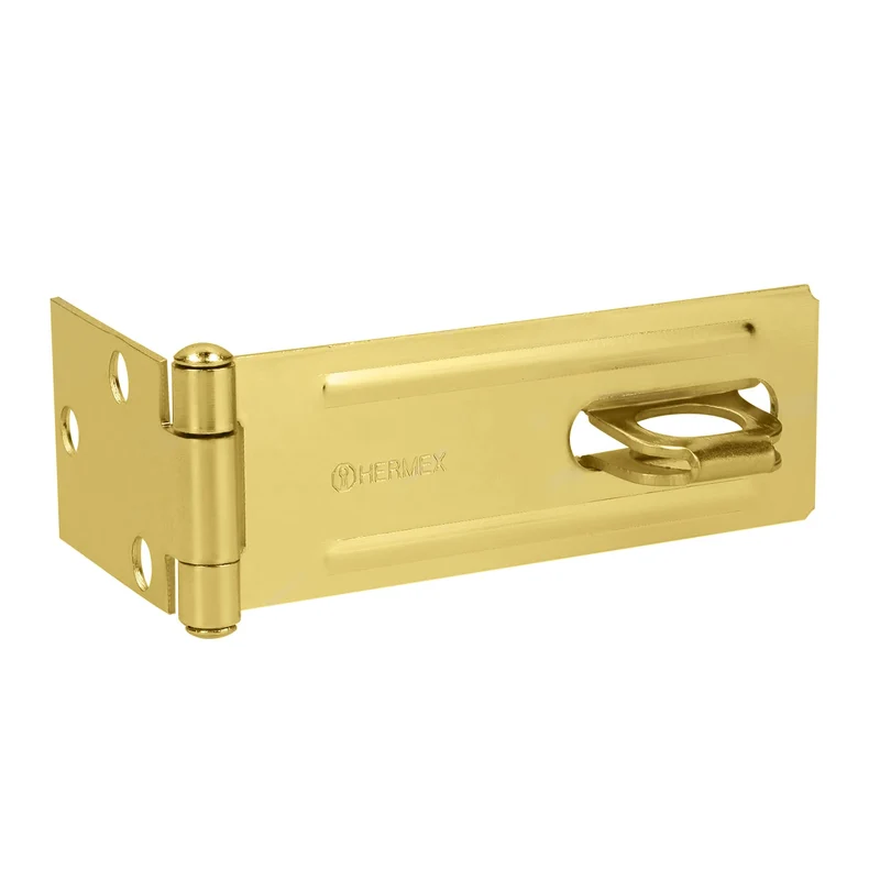 PORTACANDADO DE ACERO LATONADO 2-1/2", HERMEX
