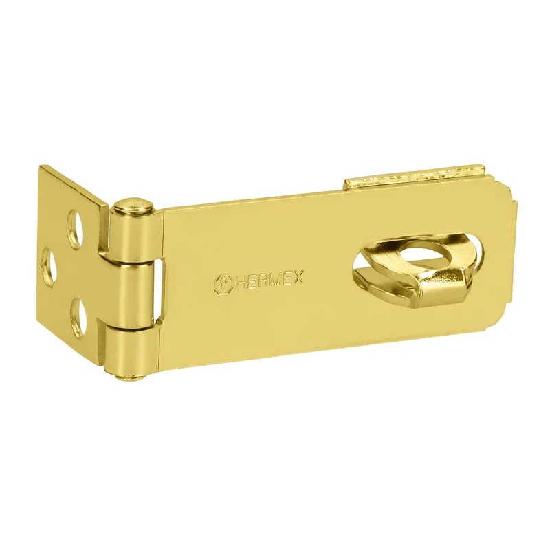 PORTACANDADO DE ACERO LATONADO 2-1/2", HERMEX