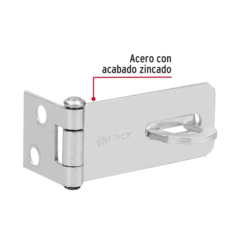 PORTACANDADO DE ACERO ZINCADO 1-3/4", HERMEX