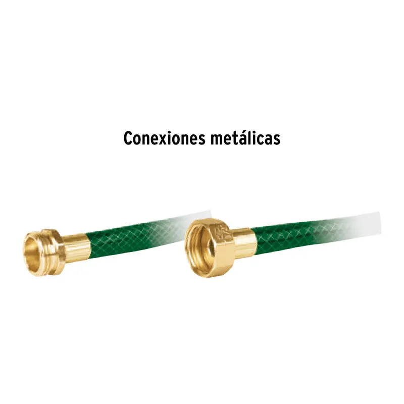 MANGUERA PRETUL DE 15 METROS, 1/2" REFORZADA