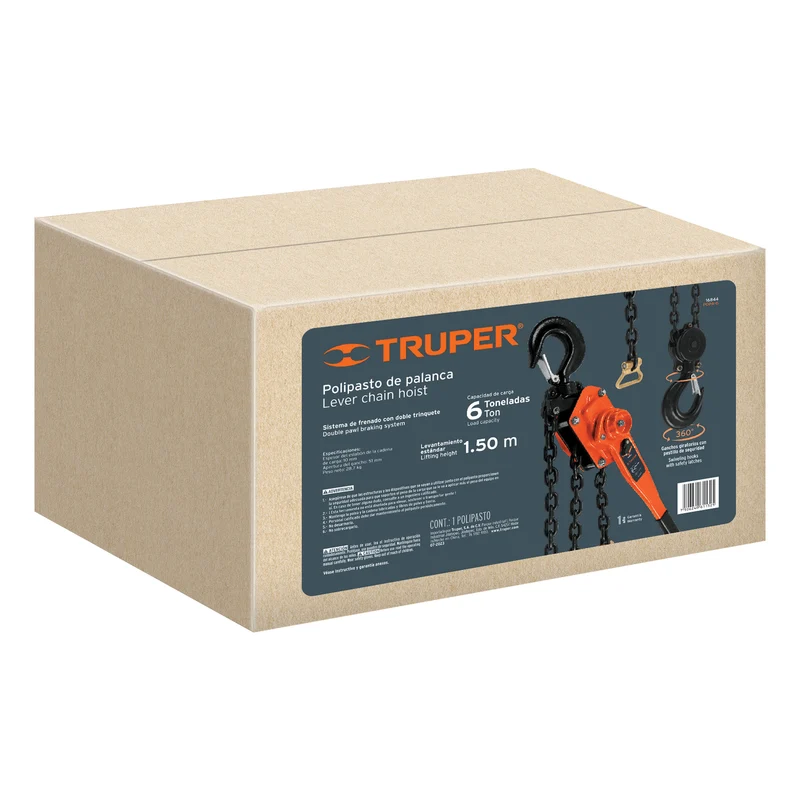 APAREJO TRUPER DE 6 TONELADAS, CON PALANCA