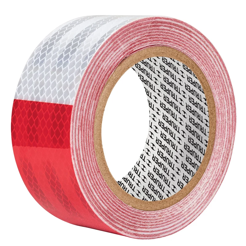 ROLLO DE 9 M X 2" DE CINTA REFLEJANTE DE PVC, TRUPER