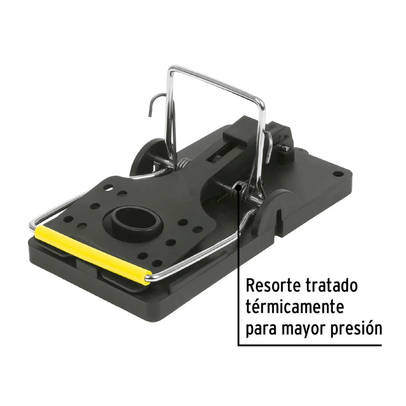 TRAMPA DE PLÁSTICO DE 5" (12.5 CM) PARA RATÓN, PRETUL