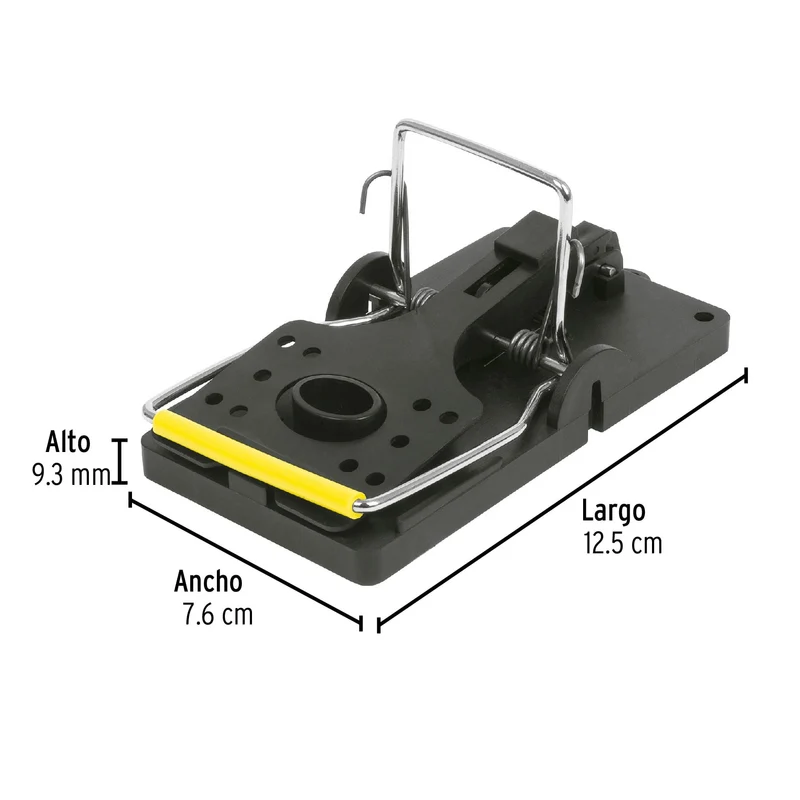 TRAMPA DE PLÁSTICO DE 5" (12.5 CM) PARA RATÓN, PRETUL