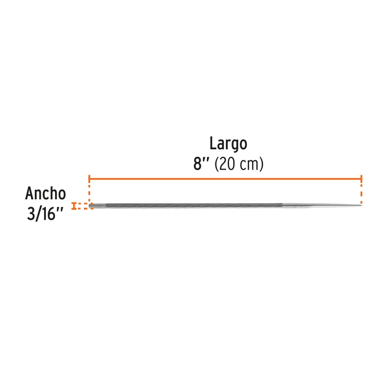LIMA PROFESIONAL PARA MOTOSIERRA, 3/16", TRUPER