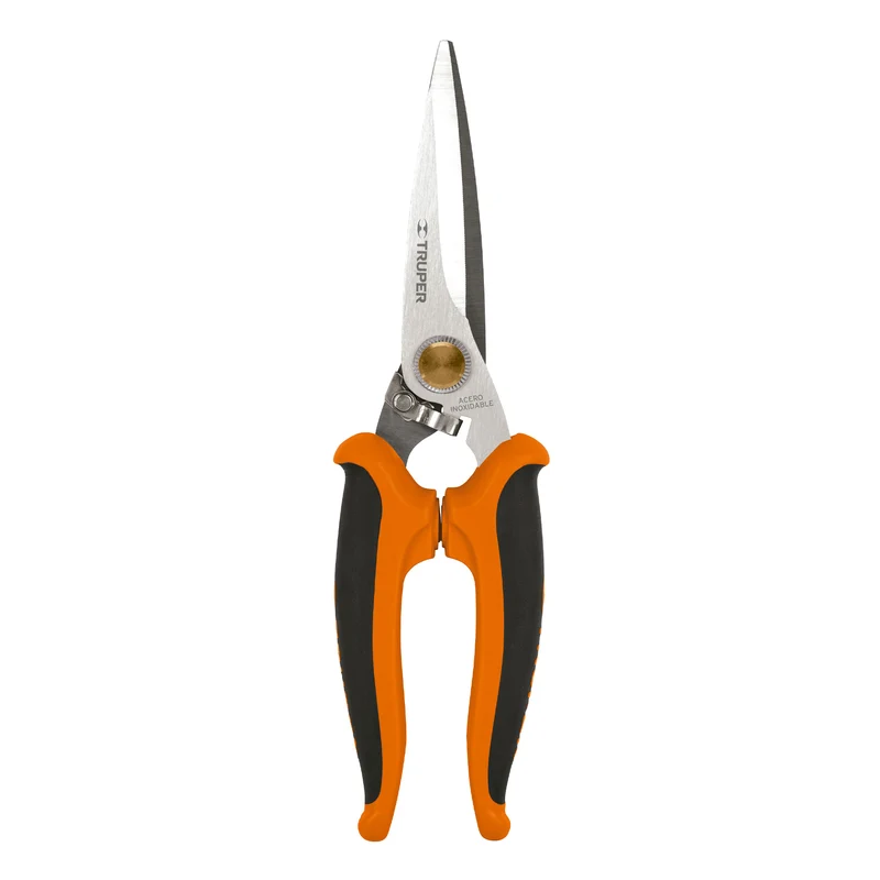 TIJERA 8" (20 CM) MULTIUSOS DE ACERO INOXIDABLE, TRUPER