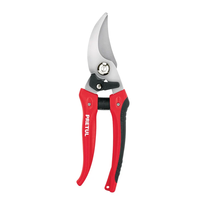 TIJERA PARA PODA 8" CUCHILLA DE PASO DE ACERO INOXIDABLE, PRETUL