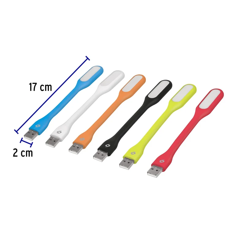MINI-LÁMPARA FLEXIBLE VOLTECK DE 5 LEDS 1W PARA PUERTO USB