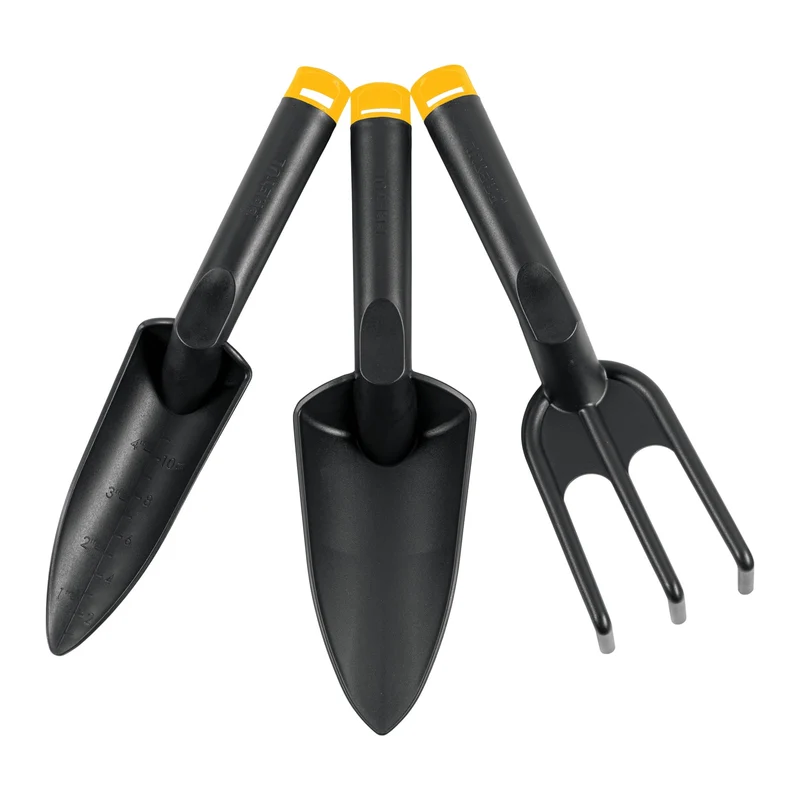 JUEGO DE 3 HERRAMIENTAS DE 11" PARA JARDÍN, PRETUL