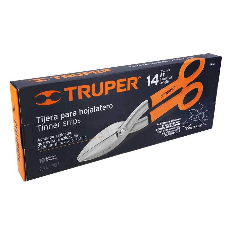 TIJERA PARA HOJALATERO 14", TRUPER