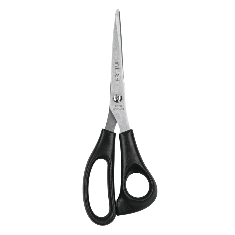 TIJERA 7" DE ACERO INOXIDABLE PARA CASA Y OFICINA, PRETUL