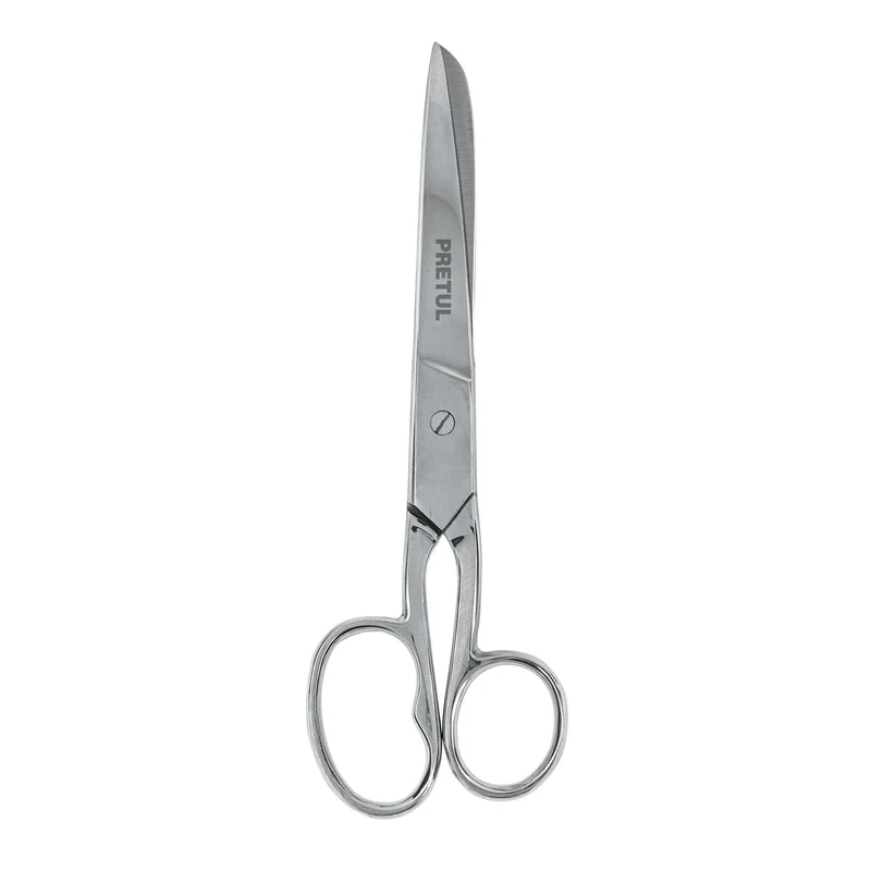TIJERA 7" (18 CM) ACERO INOXIDABLE PARA COSTURA, PRETUL