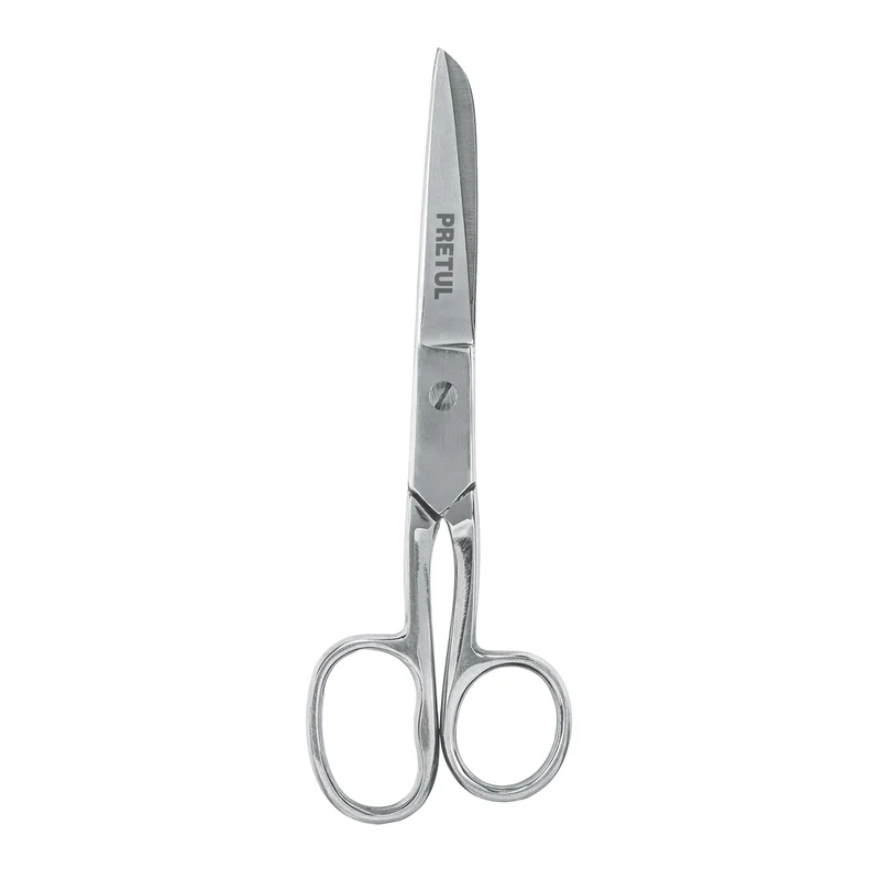 TIJERA 6" (15 CM) ACERO INOXIDABLE PARA COSTURA, PRETUL