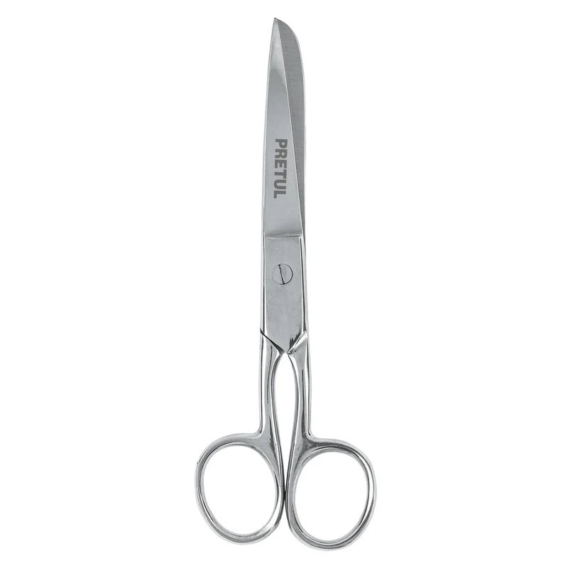 TIJERA 6" (15 CM) DE ACERO INOXIDABLE PARA COSTURA, PRETUL