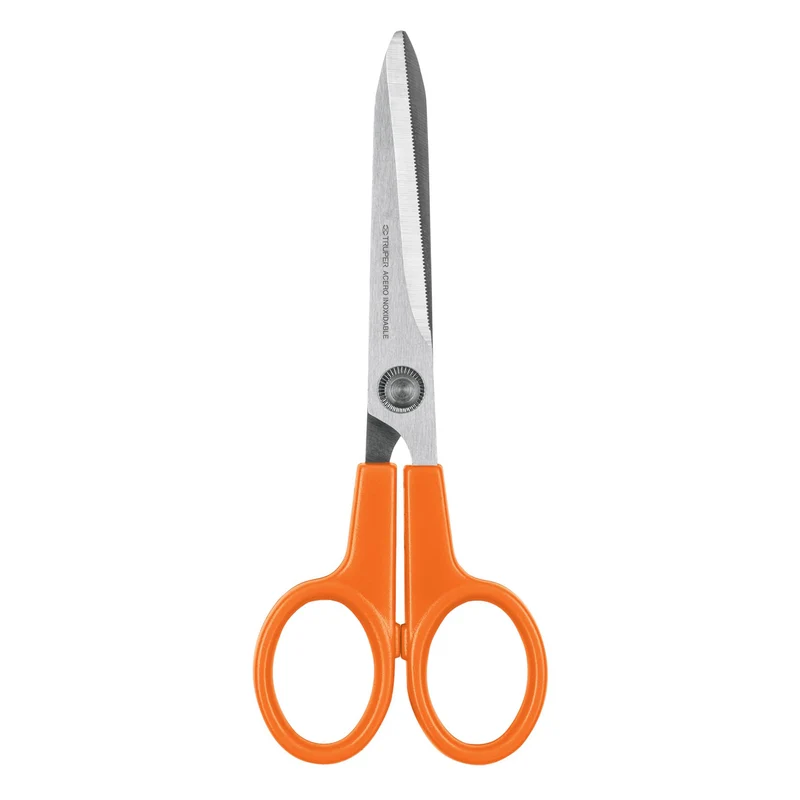 TIJERA 8" DE ACERO INOXIDABLE PARA OFICINA, TRUPER