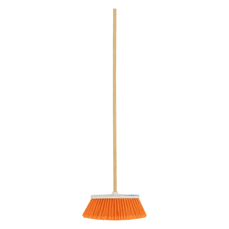 ESCOBA GRANDE TRUPER TIPO CEPILLO CON CERDAS DE PVC