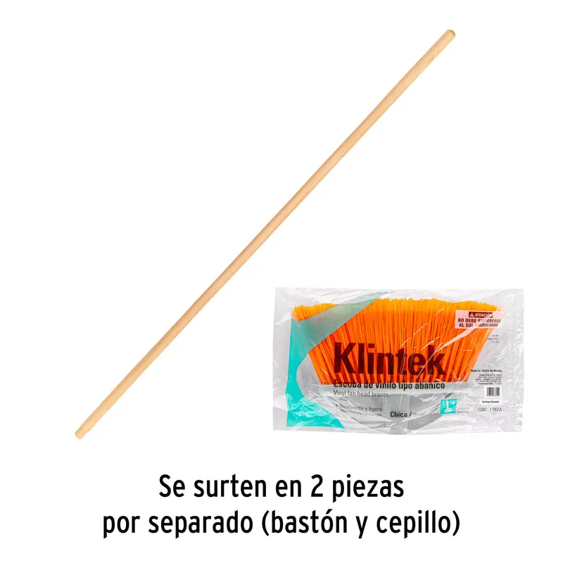 ESCOBA CHICA TRUPER, TIPO ABANICO CON CERDAS DE PVC