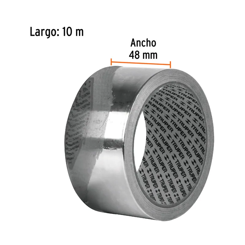 CINTA DE ALUMINIO DE 48 MM X 10 M, TRUPER