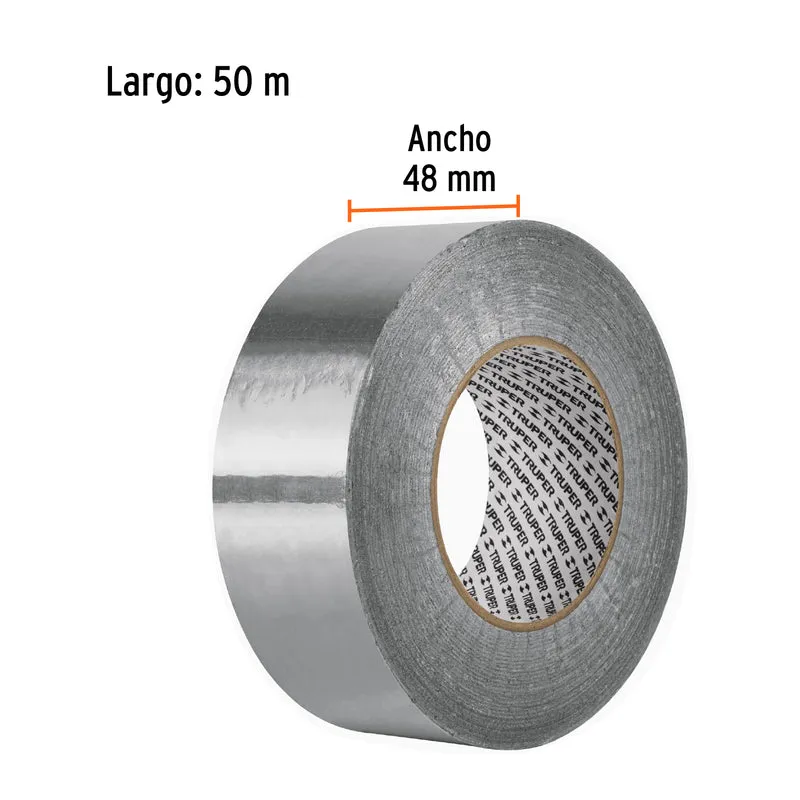 CINTA DE ALUMINIO DE DE 48 MM X 50 M, TRUPER