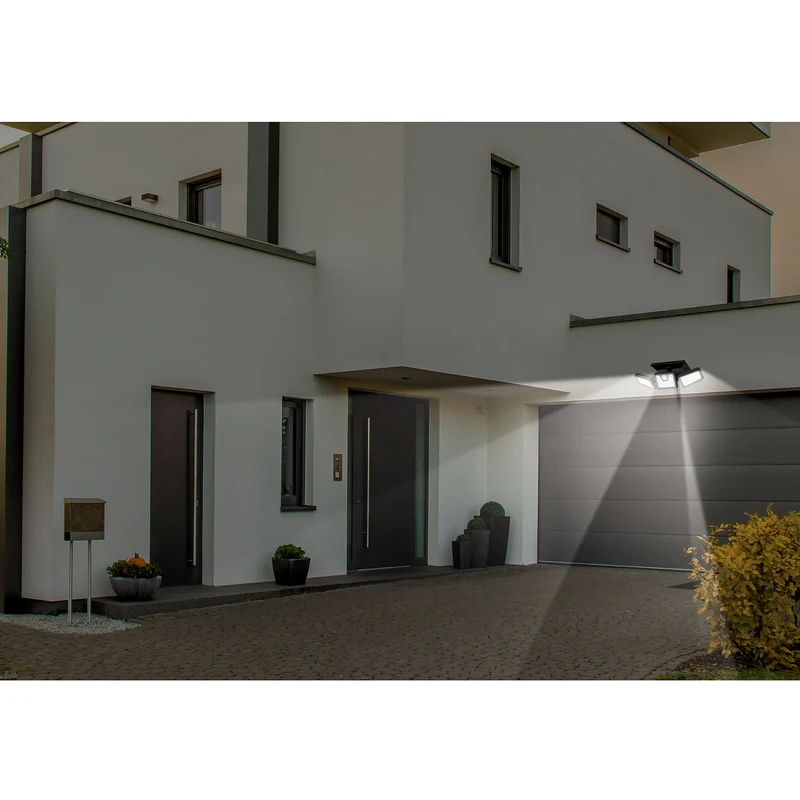 LUMINARIO SOLAR LED 7W CON SENSOR DE MOVIMIENTO, VOLTECK