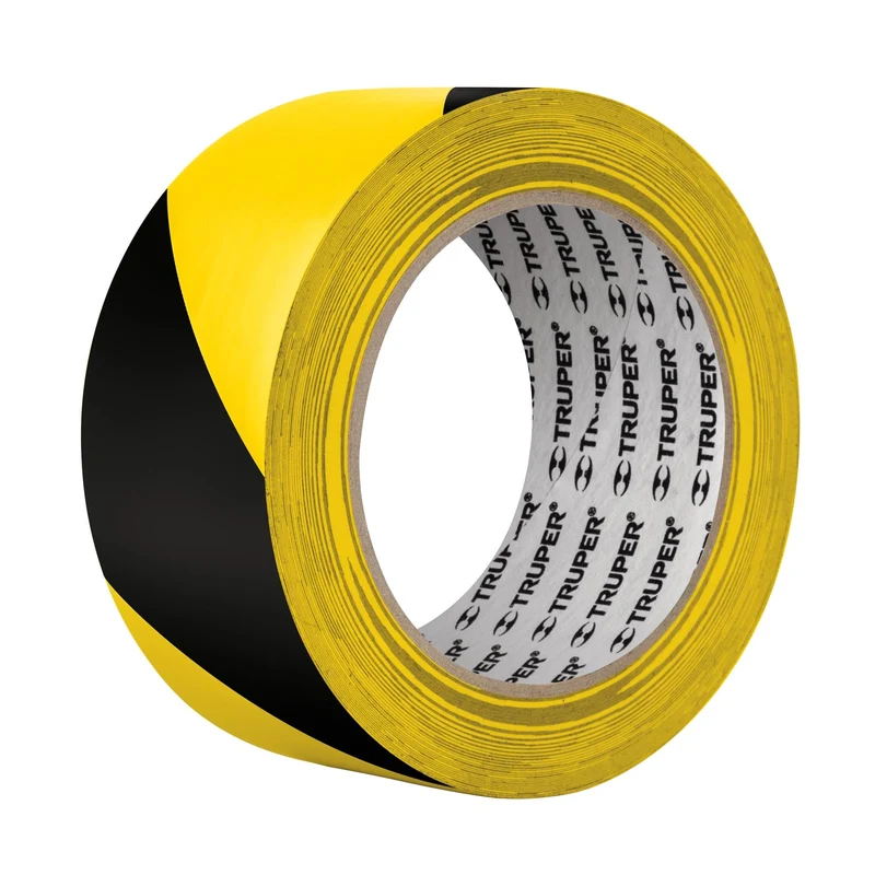 ROLLO DE 33 M DE CINTA DELIMITADORA AMARILLA / NEGRO, TRUPER