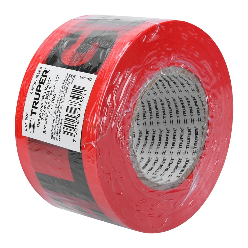 ROLLO DE CINTA DELIMITADORA "PELIGRO" TRUPER, 305M