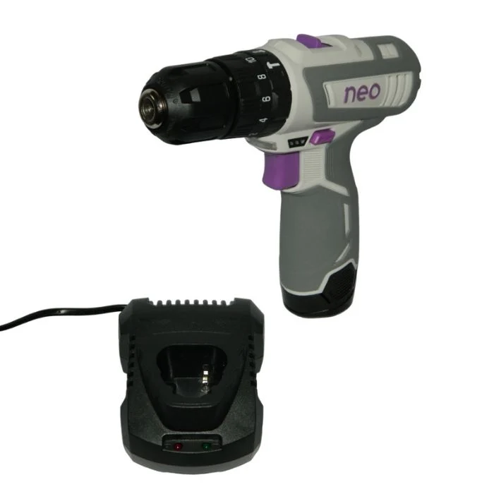 TALADRO PERCUTOR RECARGABLE NEO 10MM 12V