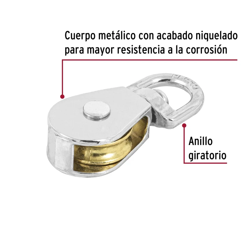 GARRUCHA METÁLICA FIERO PARA NORIA DE 3/4"